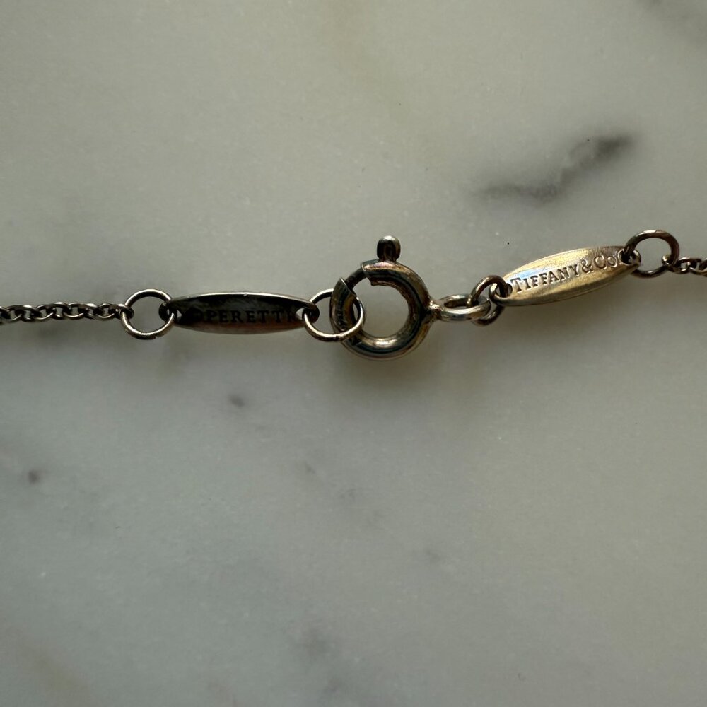 Tiffany & Co 16" sterling silver Elsa Peretti necklance. - Picture 6 of 6